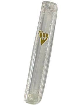 Clear Plastic Mezuza Case
