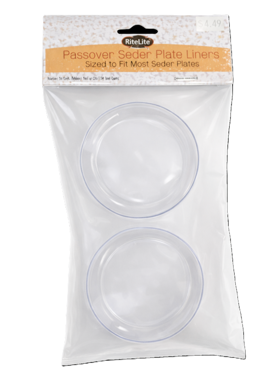 Plastic Seder Plate Liners