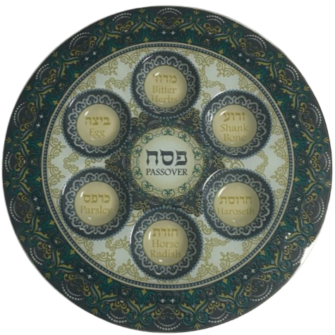 Melamine Seder Plate