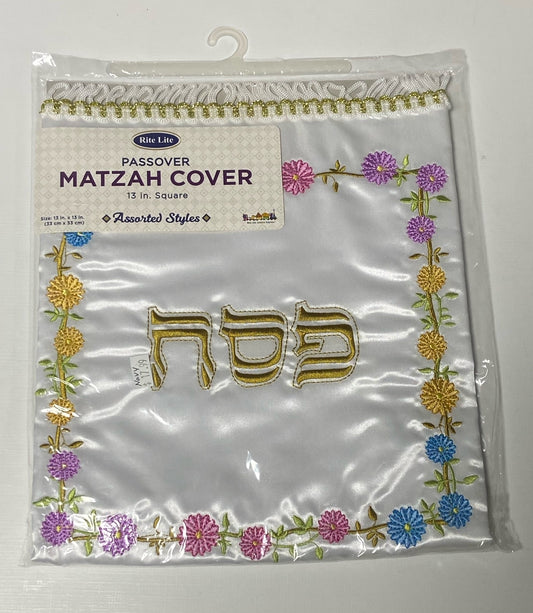 Floral Matzah Cover