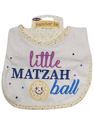 Little Matzah Ball Bib