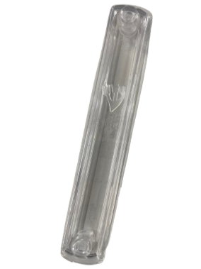 Clear Plastic Mezuza Case